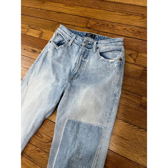 Abercrombie & Fitch Jeans Womens 4 Reg Blue Zoe Natural Rise Ankle Straight Leg - Picture 2 of 4